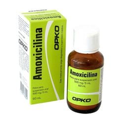 Amoxicilina 500 mg/5ml Polvo para Suspensión Oral Fco. 60 ml OPKO CHILE S.A.