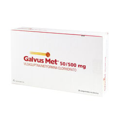 GALVUS MET 50/500 COMPRIMIDOS RECUBIERTOS