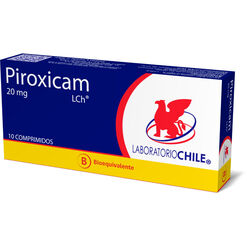 Piroxicam 20 mg x 10 Comprimidos CHILE
