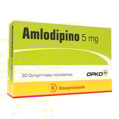 AMLODIPINO COMPRIMIDOS RECUBIERTOS 5 mg