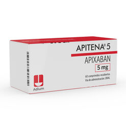 Apixabán 5mg