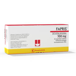 FAPRIS COMPRIMIDOS RECUBIERTOS DE LIBERACIÓN PROLONGADA 100 mg (DESVENLAFAXINA)