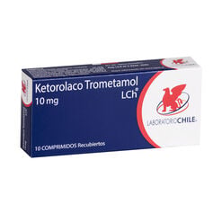 KETOROLACO TROMETAMOL COMPRIMIDOS RECUBIERTOS 10 mg