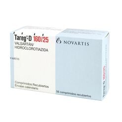 TAREG - D 160/25 COMPRIMIDOS RECUBIERTOS