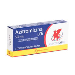 AZITROMICINA COMPRIMIDOS RECUBIERTOS 500 mg
