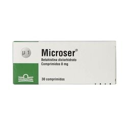 MICROSER COMPRIMIDOS 8 mg