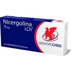 NICERGOLINA COMPRIMIDOS RECUBIERTOS 15 mg