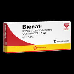 BIENAT COMPRIMIDOS 16 mg (BETAHISTINA DICLORHIDRATO)