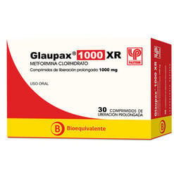 Glaupax XR 1000 mg 30 Comprimidos de Liberación Prolongada