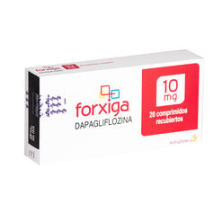 FORXIGA COMPRIMIDOS RECUBIERTOS 10 mg (DAPAGLIFLOZIN)