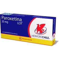 Paroxetina 20 mg 30 Comprimidos Recubiertos CHILE