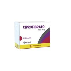 Ciprofibrato 100 mg x 30 Cápsulas ALPES CHEMIE
