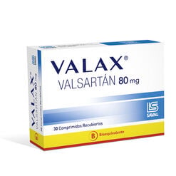 VALAX COMPRIMIDOS RECUBIERTOS 80 mg