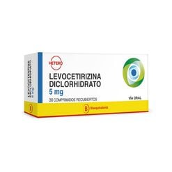 Levocetirizina 5 mg 30 Comprimidos Recubiertos SEVEN PHARMA CHILE SPA