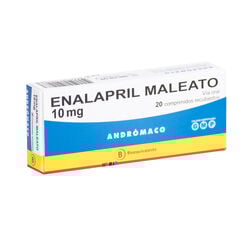 ENALAPRIL MALEATO COMPRIMIDOS RECUBIERTOS 10 mg
