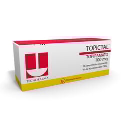 Topictal 100 mg x 28 Comprimidos Recubiertos