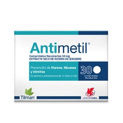 Antimetil 50 Mg 30 Comprimidos