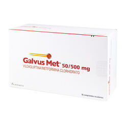 Galvus Met 50 mg/500 mg 56 Comprimidos Recubiertos