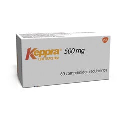 Keppra 500 mg 60 Comprimidos Recubiertos
