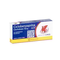 Ciclobenzaprina 10 mg x 20 Comprimidos Recubiertos
