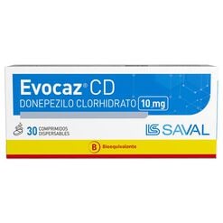 EVOCAZ CD COMPRIMIDOS DISPERSABLES 10 mg (DONEPEZILO CLORHIDRATO )