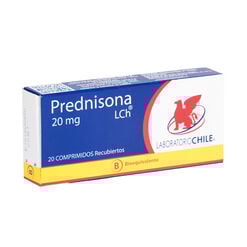 PREDNISONA COMPRIMIDOS RECUBIERTOS 20 mg