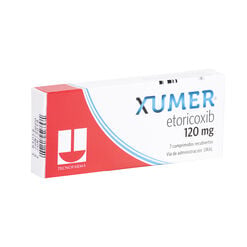XUMER COMPRIMIDOS RECUBIERTOS 120 mg (ETORICOXIB)
