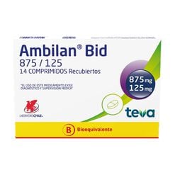 AMBILAN BID 875/125 COMPRIMIDOS RECUBIERTOS