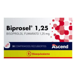 BIPROSEL COMPRIMIDOS RECUBIERTOS 5 mg (BISOPROLOL FUMARATO)