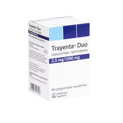 Trayenta Duo 2.5 mg/1000 mg 60 Comprimidos Recubiertos