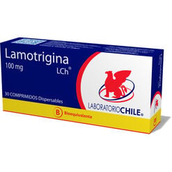 Lamotrigina 100 mg 30 Comprimidos Dispersables CHILE