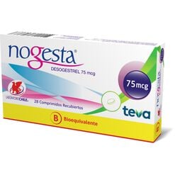 NOGESTA COMPRIMIDOS RECUBIERTOS 75 mcg (DESOGESTREL)