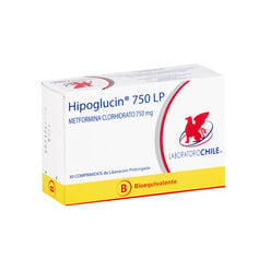 Hipoglucin LP 750 mg x 30 Comprimidos de Liberación Prolongada