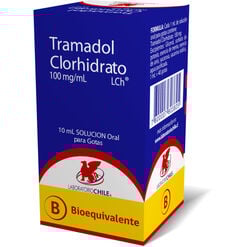 Tramadol 100 mg/ml x 10 ml Solución Oral para Gotas CHILE