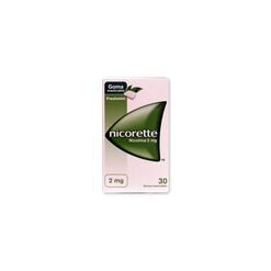 Chicles Masticables de Nicotina Nicorette 2mg x 30u