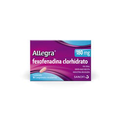 Allegra 180 mg 30 Comprimidos Recubiertos