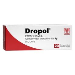 Paracetamol 1G Dropol Comprimidos Efervecentes Tubo x 20