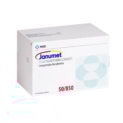 Janumet 50 mg/850 mg 56 Comprimidos Recubiertos
