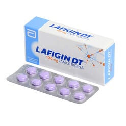 LAFIGIN DT COMPRIMIDOS DISPERSABLES/MASTICABLES 100 mg