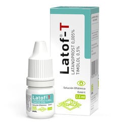 LATOF T SOLUCIÓN OFTÁLMICA (LATANOPROST/TIMOLOL)