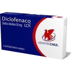 DICLOFENACO SÓDICO SUPOSITORIOS ADULTOS 50 mg