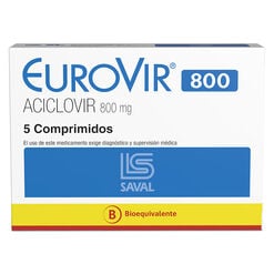 EUROVIR COMPRIMIDOS 800 mg