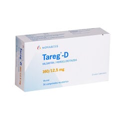 Tareg-D 160 mg/12.5 mg 56 Comprimidos Recubiertos