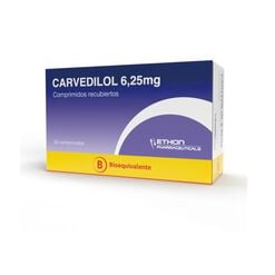 Carvedilol 6.25 mg