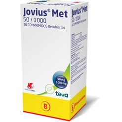 JOVIUS MET 50/1000 COMPRIMIDOS RECUBIERTOS
