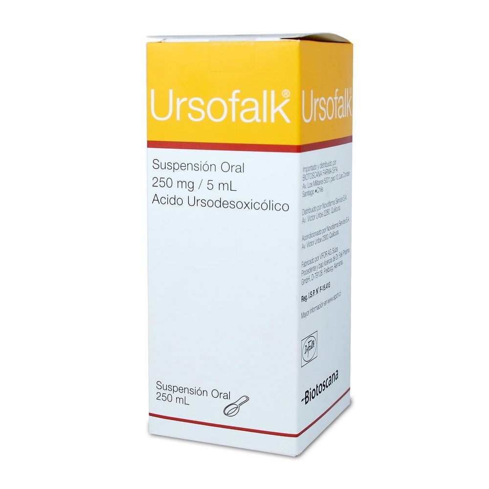 URSOFALK CÁPSULAS 250 mg (ÁCIDO URSODEOXICÓLICO)