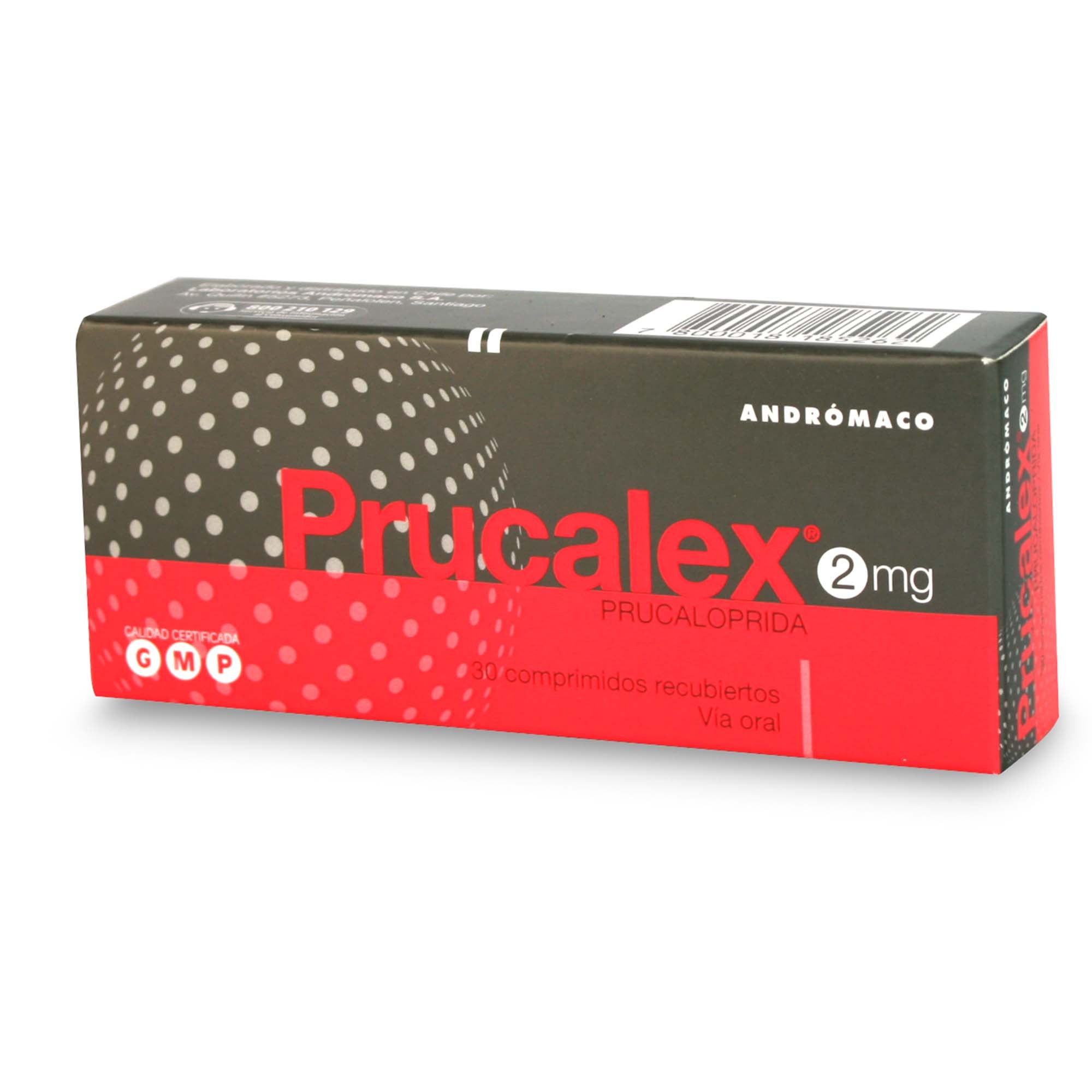 Prucalex Prucaloprida 2 mg 30 Comprimidos Recubiertos
