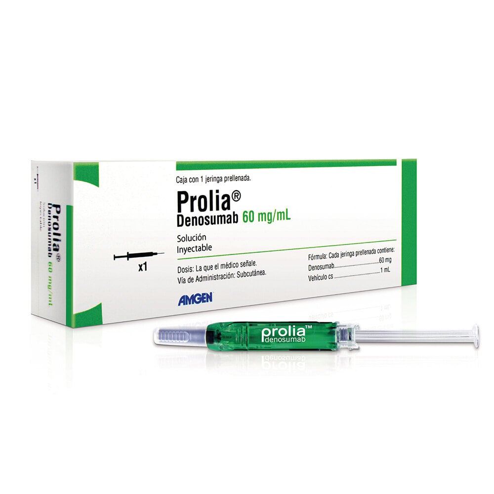 Prolia Denosumab 60 mg / mL Solucion Inyectable 1 Jeringa Prellenada