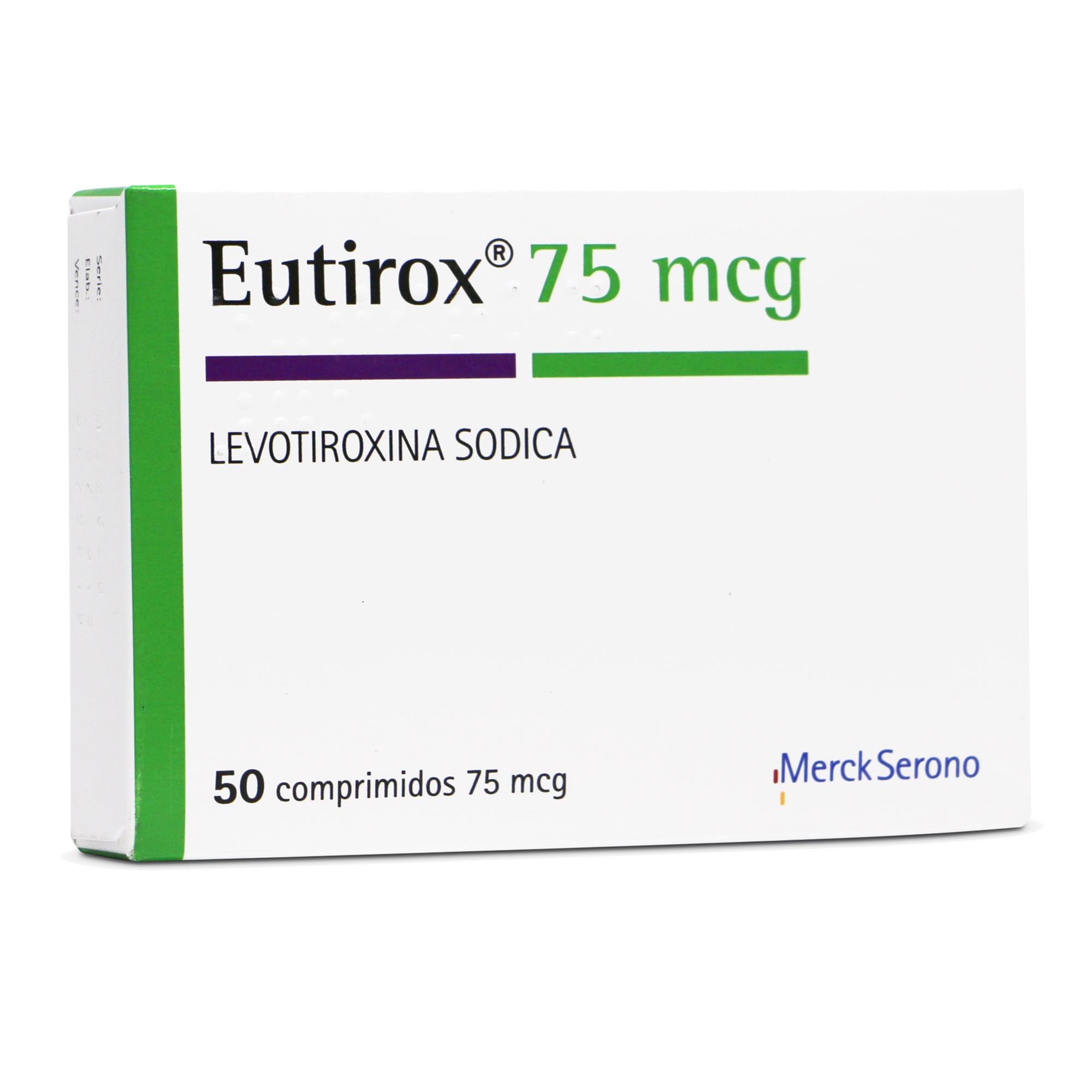 EUTIROX COMPRIMIDOS 75 mcg (LEVOTIROXINA SÓDICA)