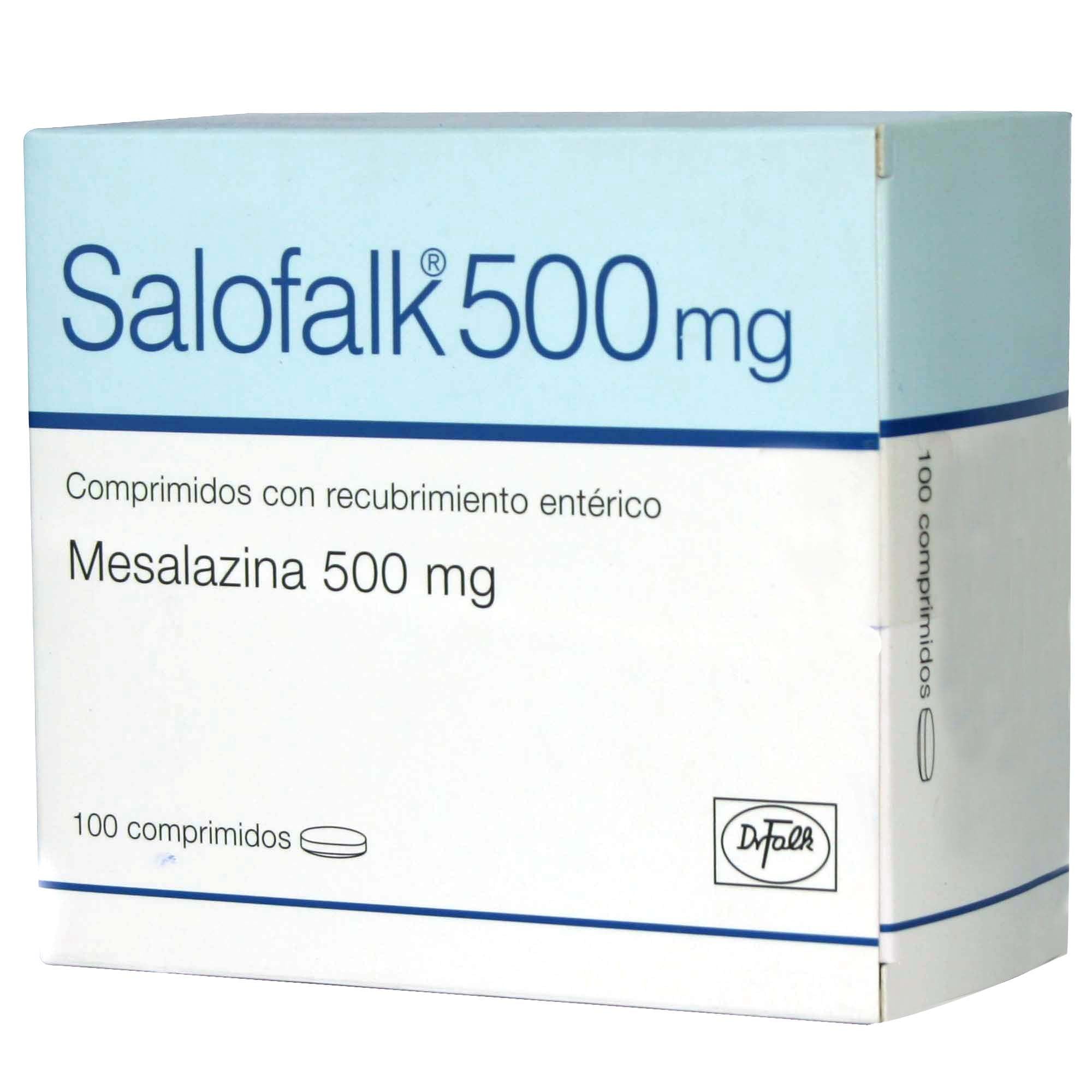 Salofalk Mesalazina 500 mg 100 Comprimidos Recubierto